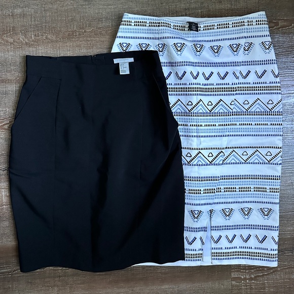 Dresses & Skirts - White House Black Market and H&M skirts (both)